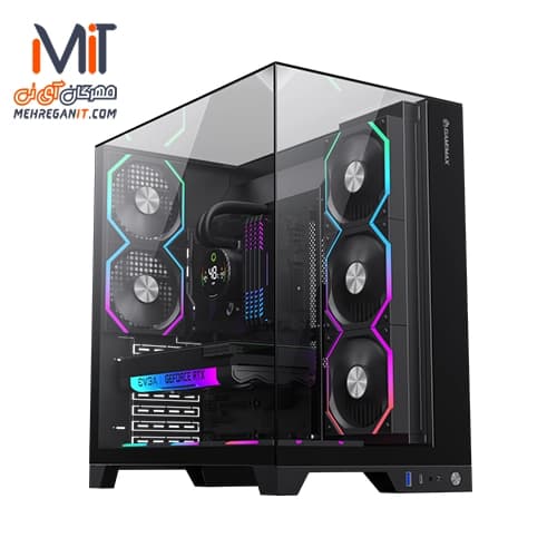کیس گیمینگ گیم مکس مدل GameMax Infinity Pro BK مشکی