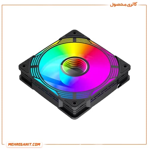 فن کیس گیم مکس مدل FN12A-C8I مشکی — تصویر ۳
