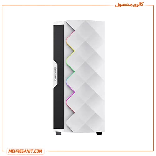 کیس گیمینگ گیم مکس مدل GameMax Diamond CP WT سفید — تصویر ۳