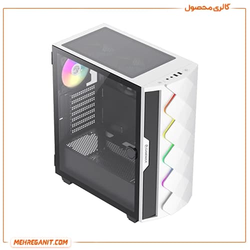 کیس گیمینگ گیم مکس مدل GameMax Diamond CP WT سفید — تصویر ۷