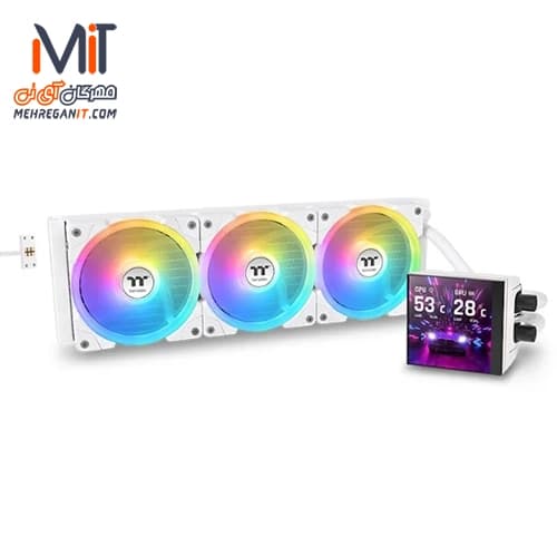 خنک کننده مایع پردازنده ترمالتیک مدل MAGFloe 360 Ultra ARGB Sync AIO سفید