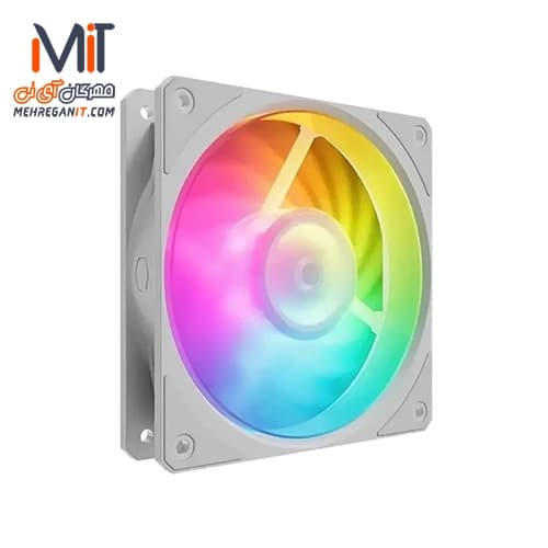 فن کیس کولر مستر مدل Cooler Master Mobius 120P ARGB سفید — تصویر ۲