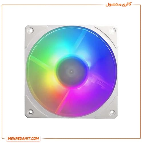 فن کیس کولر مستر مدل Cooler Master Mobius 120P ARGB سفید — تصویر ۶