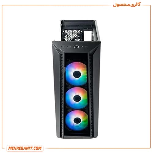 کیس گیمینگ کولرمستر مدل MasterBox 520 مشکی — تصویر ۳