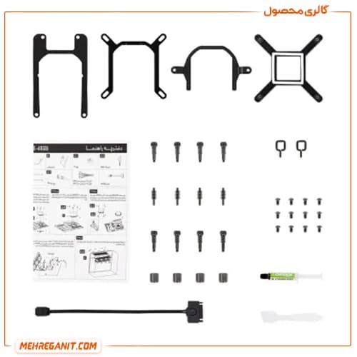 خنک کننده مایع پردازنده گرین مدل GLACIER 240 ECO-ARGB — تصویر ۷