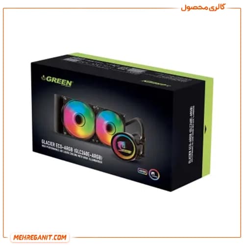 خنک کننده مایع پردازنده گرین مدل GLACIER 240 ECO-ARGB — تصویر ۸