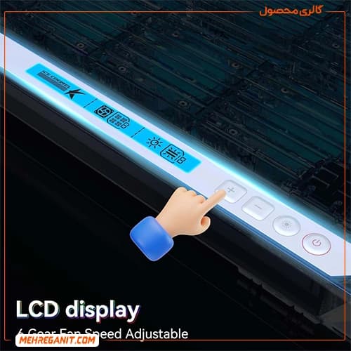 پایه خنک کننده لپ تاپ آیس کورل مدل Q9 — تصویر ۵