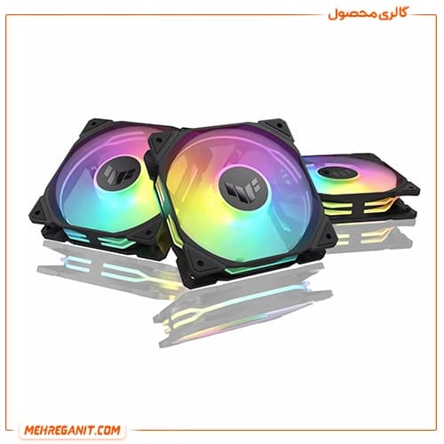 فن کیس ایسوس مدل Asus TUF TR120 ARGB 3X مشکی — تصویر ۳