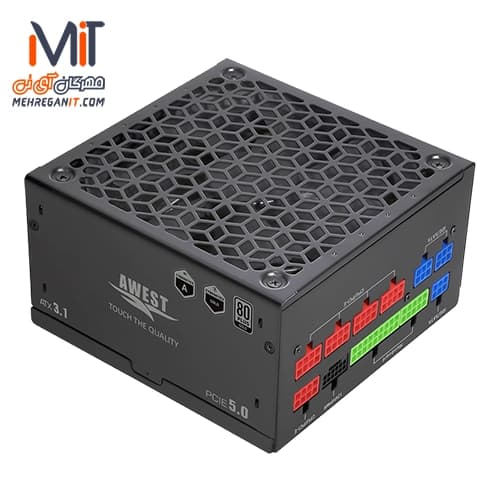 پاور کامپیوتر اوست Awest AV850-GFB V3 مشکی — تصویر ۲