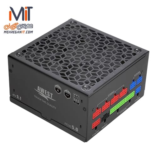 پاور کامپیوتر اوست Awest AV750-GFB V3 مشکی — تصویر ۲