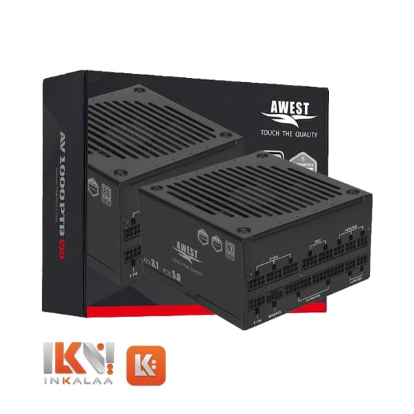 پاور کامپیوتر اوست Awest AV1000-PTB V3 مشکی — تصویر ۴