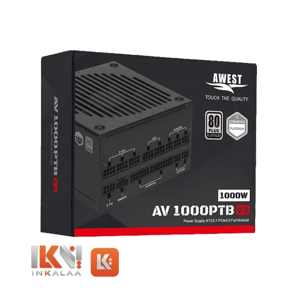 پاور کامپیوتر اوست Awest AV1000-PTB V3 مشکی — تصویر ۶