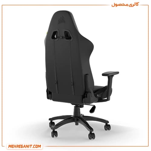 صندلی گیمینگ کورسیر مدل Corsair TC100 Relaxed Leatherette Black — تصویر ۷