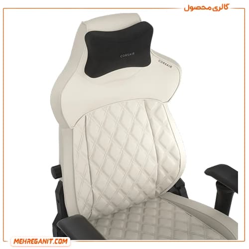صندلی گیمینگ کورسیر مدل Corsair TC500 Luxe Frost — تصویر ۶