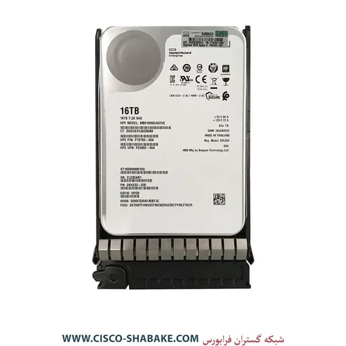 هارد استوریج HPE MSA 16TB SAS 12G Midline 7.2K LFF M2 R3U72A — تصویر ۲