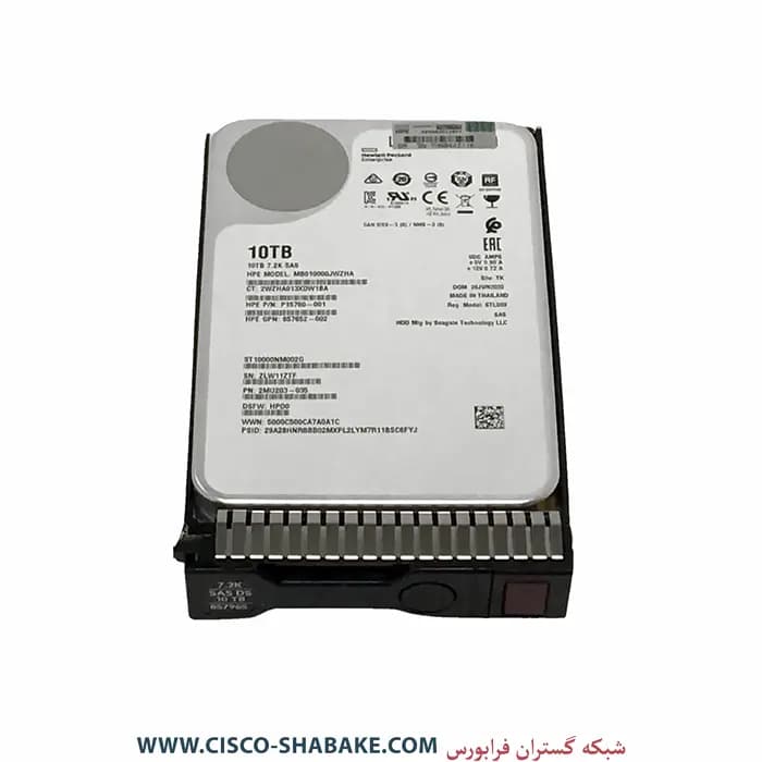 هارد سرور HPE 10TB 12G 7.2K 3.5in SAS HDD — تصویر ۲