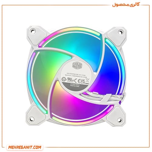 فن کیس کولرمستر CoolerMaster MF120 HALO2 ARGB WHITE 3×1 — تصویر ۸
