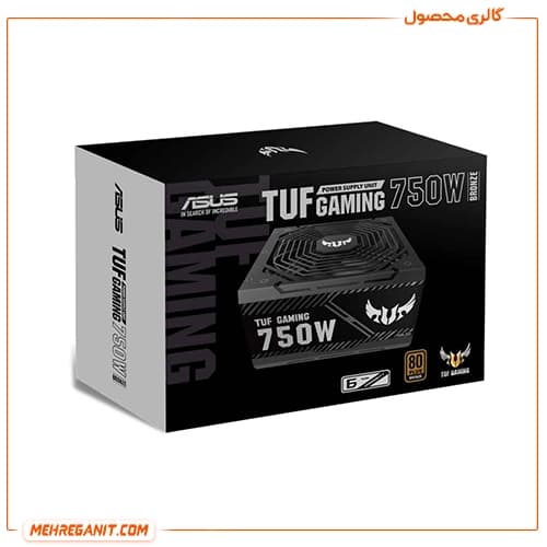 پاور کامپیوتر ایسوس مدل ASUS TUF GAMING 750W Bronze — تصویر ۴