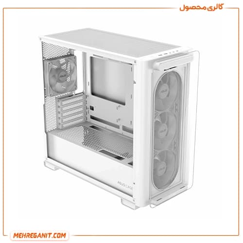 کیس کامپیوتر ایسوس کیس ASUS A23 PLUS White (BTF) Mid Tower — تصویر ۴