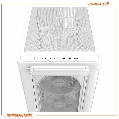 کیس کامپیوتر ایسوس کیس ASUS A23 PLUS White (BTF) Mid Tower — تصویر ۵