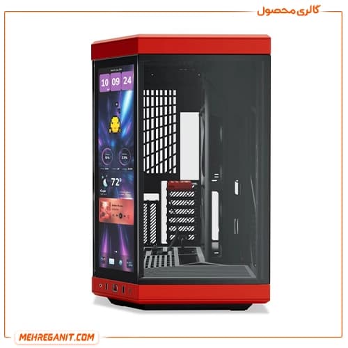 کیس گیمینگ هایت Y70 Touch Infinite Black Cherry — تصویر ۳