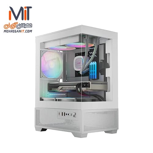 کیس کامپیوتر گیم دیاس مدل Gamdias AURA GC9M Elite WH ARGB Micro Tower — تصویر ۲