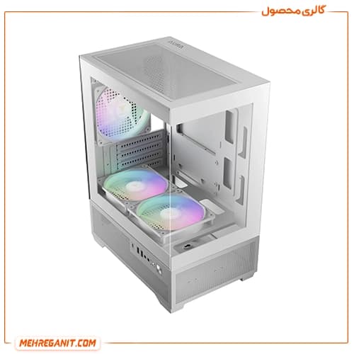 کیس کامپیوتر گیم دیاس مدل Gamdias AURA GC9M Elite WH ARGB Micro Tower — تصویر ۷