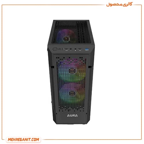 کیس کامپیوتر گیم دیاس مدل Gamdias AURA GC7 Black — تصویر ۴