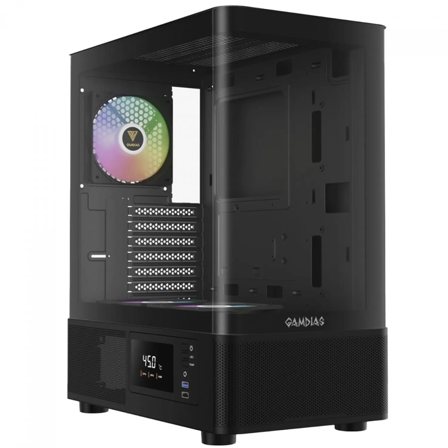 کیس کامپیوتر گیمینگ گیم دیاس مدل Gamdias ATLAS E2 CG — تصویر ۸