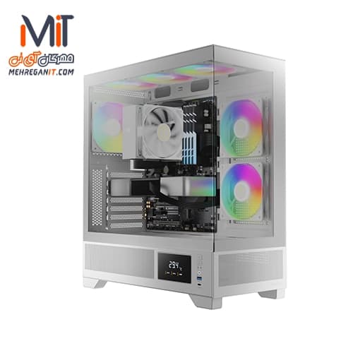 کیس کامپیوتر گیم دیاس مدل Gamdias Atlas M1 White — تصویر ۲