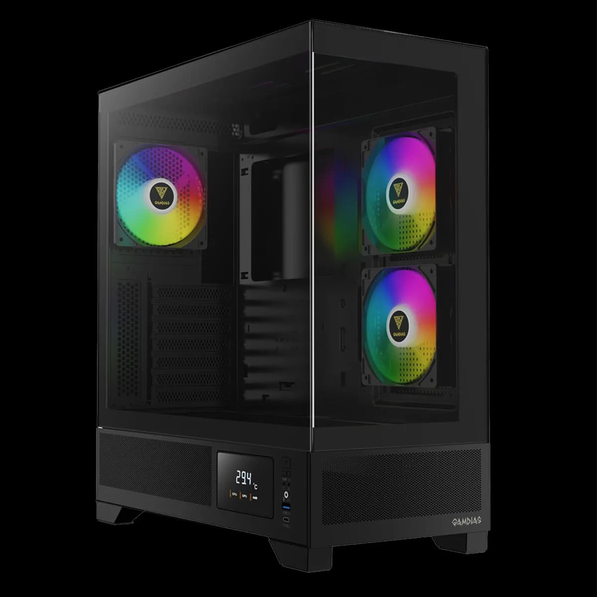 کیس کامپیوتر گیم دیاس مدل Gamdias Atlas M1 White — تصویر ۸
