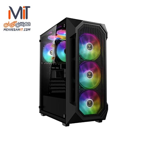 کیس کامپیوترگیم دیاس مدل Gamdias Aura GC1 Elite Black — تصویر ۲