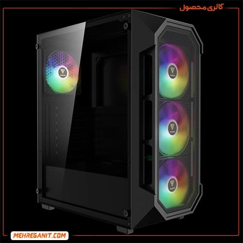 کیس کامپیوترگیم دیاس مدل Gamdias Aura GC1 Elite Black — تصویر ۳