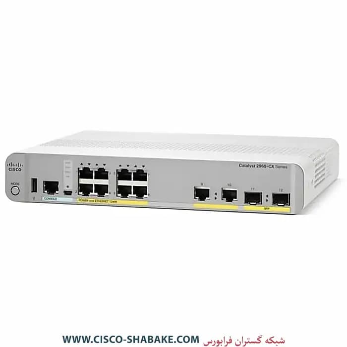 سوئیچ سیسکو WS-C2960CX-8TC-L
