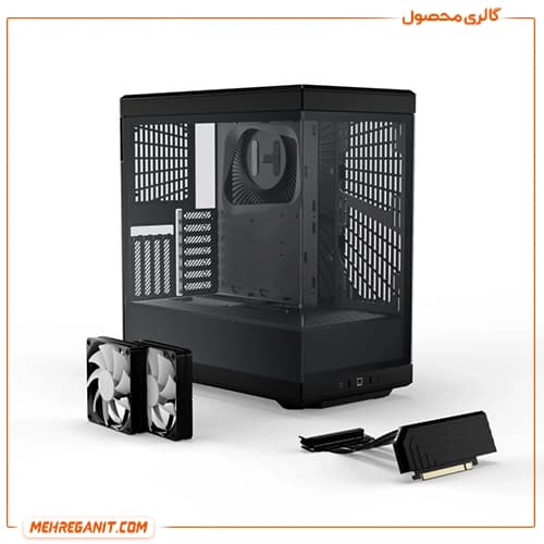 کیس کامپیوتر هایت مدل Y40 Pitch Black — تصویر ۳