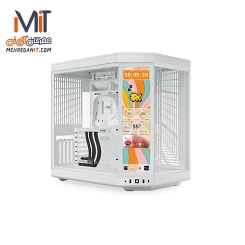 کیس کامپیوتر گیمینگ هایت مدل Hyte Y70 Touch Infinite Snow White