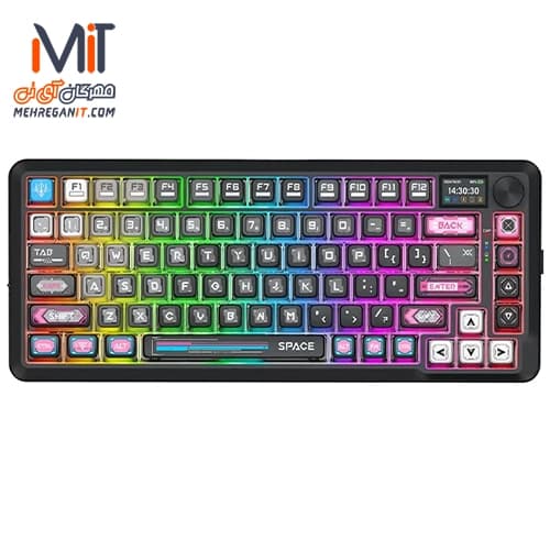 کیبورد بی سیم گیمینگ ردراگون مدل FLEKACT K708 MC PRO RGB