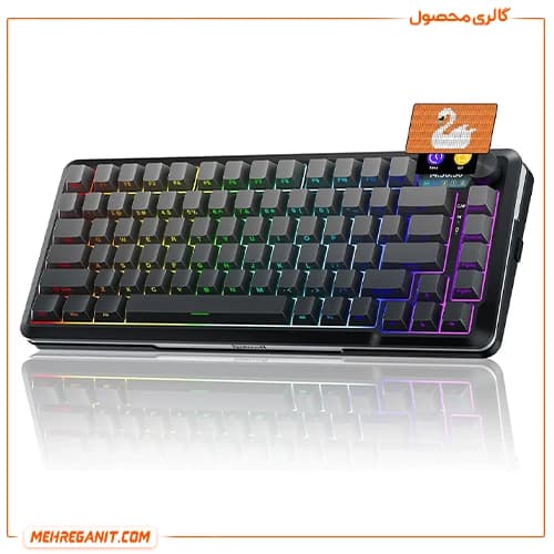 کیبورد بی سیم گیمینگ ردراگون مدل FLEKACT K708 GG PRO RGB — تصویر ۴