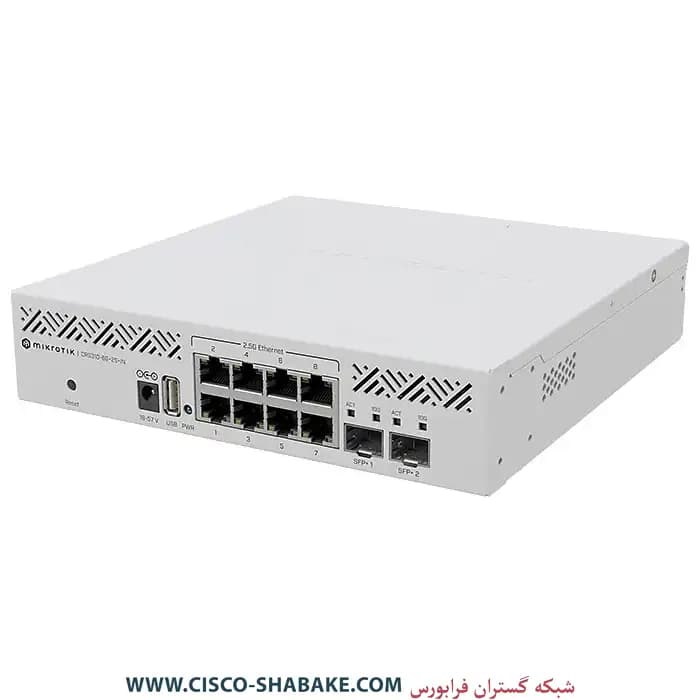 سوئیچ میکروتیک CRS310-8G+2S+IN — تصویر ۳