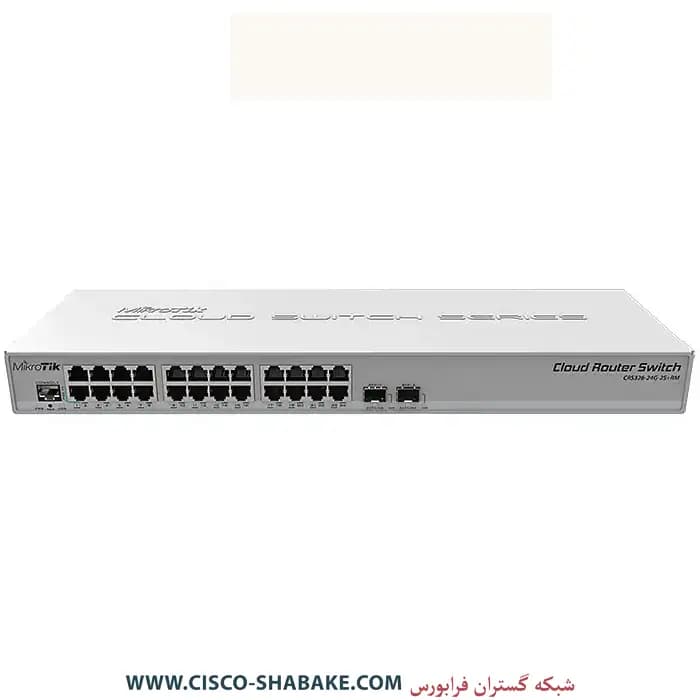 سوئیچ میکروتیک CRS326-24G-2S+RM — تصویر ۲