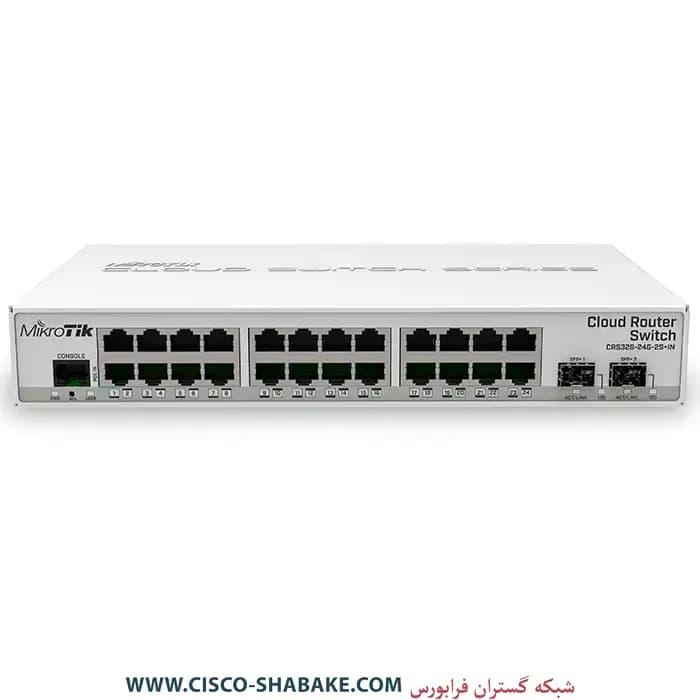 سوئیچ میکروتیک CRS326-24G-2S+IN