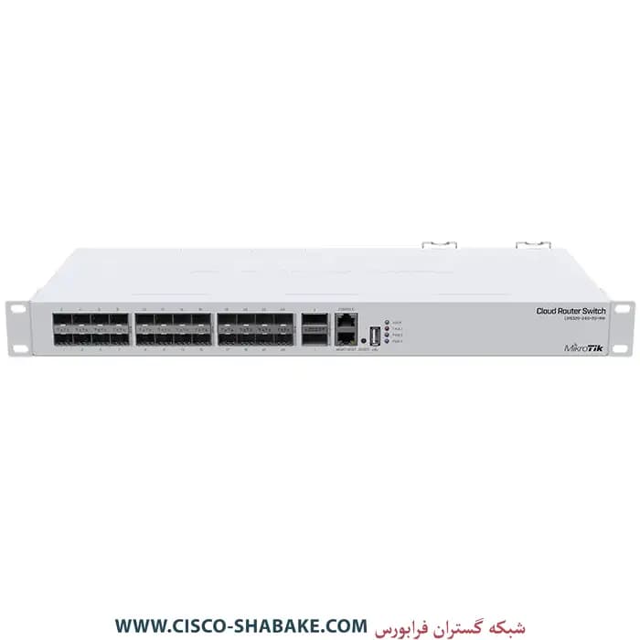 سوئیچ میکروتیک CRS326-24S+2Q+RM