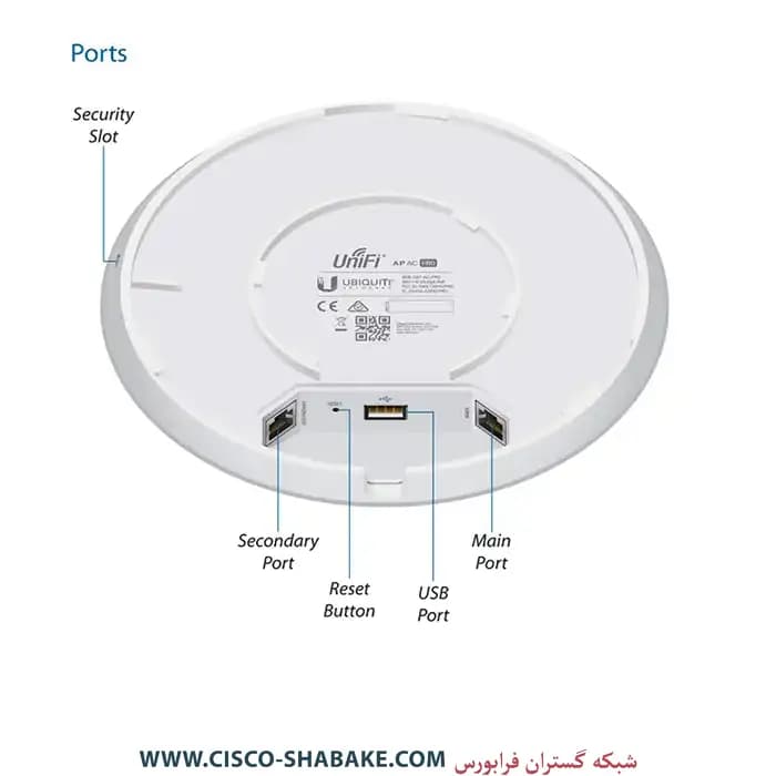 اکسس پوینت بی سیم یوبیکیوتی UniFi UAP-AC-PRO — تصویر ۶