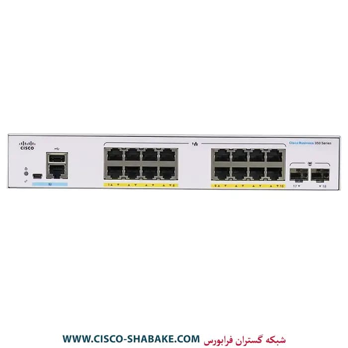 سوئیچ سیسکو CBS350-16P-E-2G — تصویر ۲