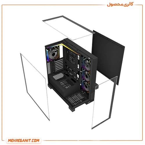 کیس کامپیوتر لاجی کی مدل C734B — تصویر ۳