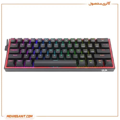 کیبورد گیمینگ ردراگون مدل K617 FIZZ RGB Black — تصویر ۵