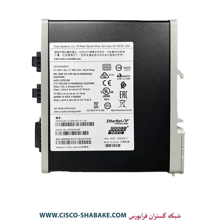 سوئیچ سیسکو IE-2000-8TC-G-L — تصویر ۳