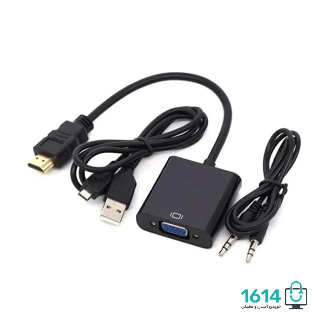 تبدیل HDMI به VGA آی فورتک برق دار — تصویر ۵