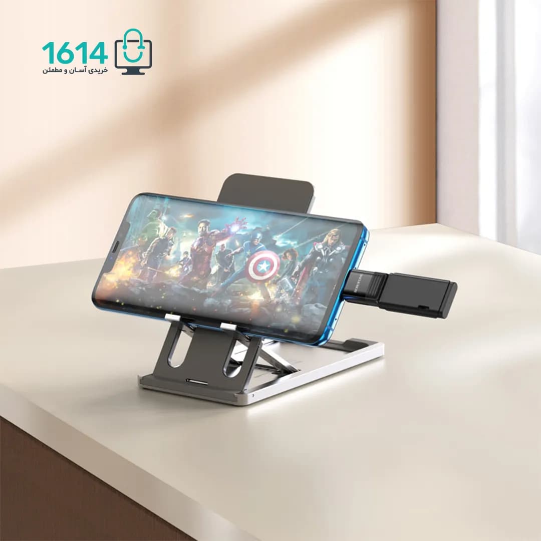 تبدیل OTG تایپ سی به USB بروفون مدل BV18 — تصویر ۵