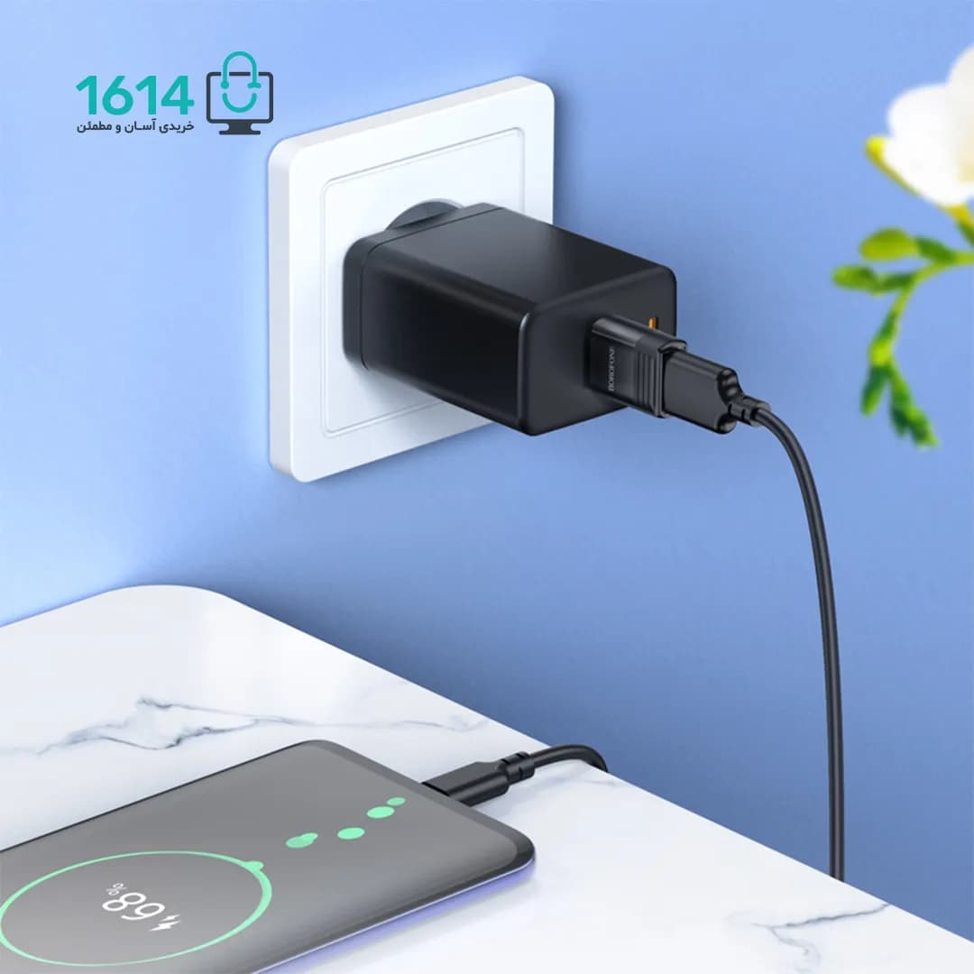 تبدیل OTG تایپ سی به USB بروفون مدل BV18 — تصویر ۷